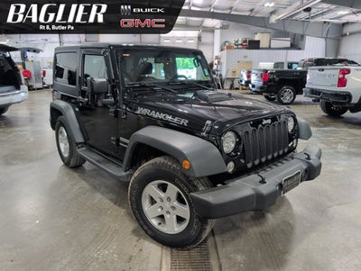 2014 Jeep Wrangler Sport Hard Top Power Convenience Aluminum Wheels