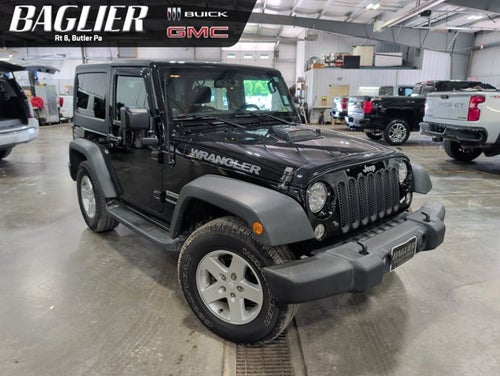 2014 Jeep Wrangler Sport Hard Top Power Convenience Aluminum Wheels