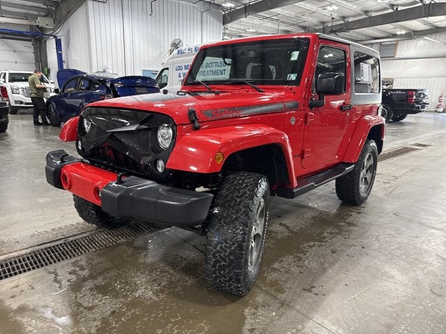2017 Jeep Wrangler Sahara 3.6L V6 Quick Order Package 24G Firecracker Red Clearcoat