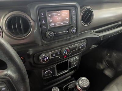 2020 Jeep Wrangler Sport 4WD 3.6L V6 6-Speed Manual Black Clearcoat