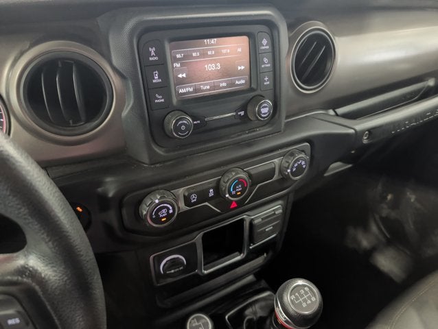 2020 Jeep Wrangler Sport 4WD 3.6L V6 6-Speed Manual Black Clearcoat