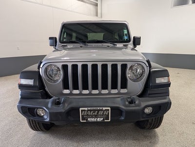 2019 Jeep Wrangler Sport S 3.6L V6 Technology Group Billet Silver Metallic