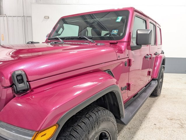 2022 Jeep Wrangler Unlimited Sahara Altitude Package 4x4 Heated Leather Hard Top