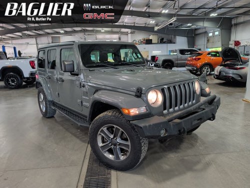 2019 Jeep Wrangler Sahara 4WD 2.0L Turbo eTorque 8-Speed Auto Sting-Gray