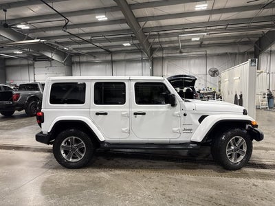 2020 Jeep Wrangler Sahara 2.0L Turbo eTorque Cold Weather Group Bright White