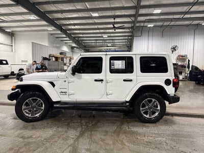 2020 Jeep Wrangler Sahara 2.0L Turbo eTorque Cold Weather Group Bright White