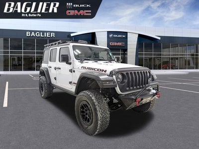 2022 Jeep Wrangler Unlimited Rubicon 4x4 Manual Hardtop Tow Pkg Aux Switches Bright White