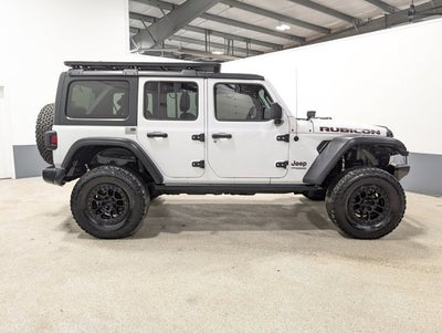 2022 Jeep Wrangler Unlimited Rubicon 4x4 Manual Hardtop Tow Pkg Aux Switches Bright White
