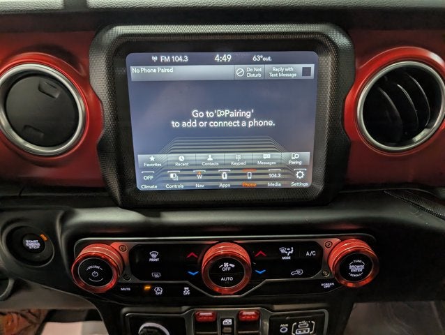 2022 Jeep Wrangler Unlimited Rubicon 4x4 Manual Hardtop Tow Pkg Aux Switches Bright White