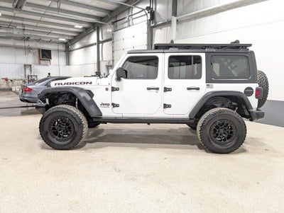 2022 Jeep Wrangler Unlimited Rubicon 4x4 Manual Hardtop Tow Pkg Aux Switches Bright White