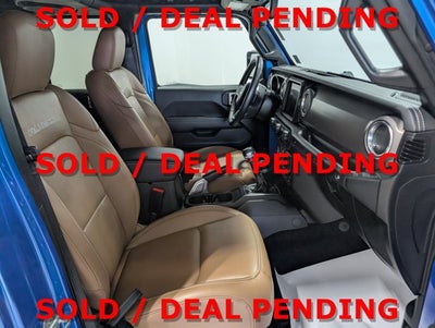 2021 Jeep Wrangler Unlimited Rubicon Hydro Blue Manual Tow Package Alpine Audio Steel Bumpers