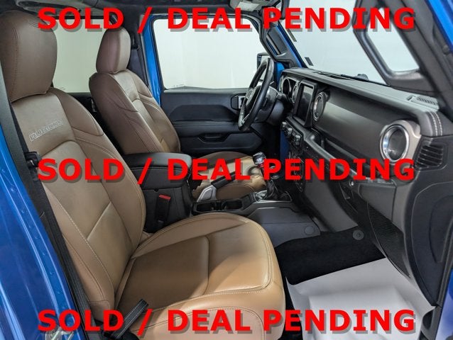 2021 Jeep Wrangler Unlimited Rubicon Hydro Blue Manual Tow Package Alpine Audio Steel Bumpers