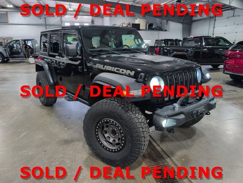 2020 Jeep Wrangler Rubicon 3.6L V6 8.4 Radio & Premium Audio Group Black Clearcoat