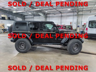 2020 Jeep Wrangler Rubicon 3.6L V6 8.4 Radio & Premium Audio Group Black Clearcoat