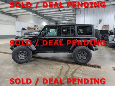 2020 Jeep Wrangler Rubicon 3.6L V6 8.4 Radio & Premium Audio Group Black Clearcoat