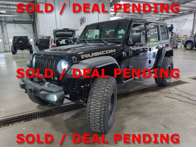 2020 Jeep Wrangler Rubicon 3.6L V6 8.4 Radio & Premium Audio Group Black Clearcoat