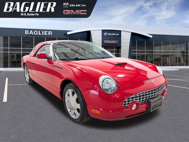 2002 Ford Thunderbird w/Hardtop Premium Convertible Dual Top Leather Power Seats Sport Cruiser