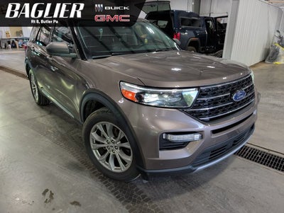 2021 Ford Explorer XLT 2.3L EcoBoost 4WD Equipment Group 202A Stone Gray Metallic