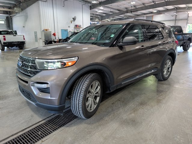 2021 Ford Explorer XLT 2.3L EcoBoost 4WD Equipment Group 202A Stone Gray Metallic