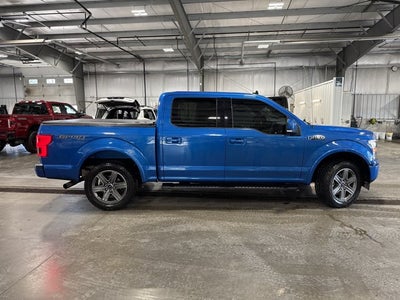 2020 Ford F-150 LARIAT 2.7L V6 EcoBoost Equipment Group 502A Luxury Velocity Blue Metallic
