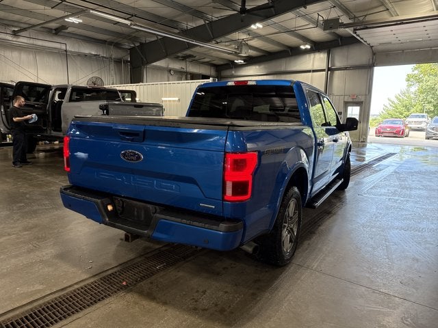 2020 Ford F-150 LARIAT 2.7L V6 EcoBoost Equipment Group 502A Luxury Velocity Blue Metallic