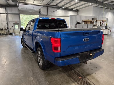 2020 Ford F-150 LARIAT 2.7L V6 EcoBoost Equipment Group 502A Luxury Velocity Blue Metallic