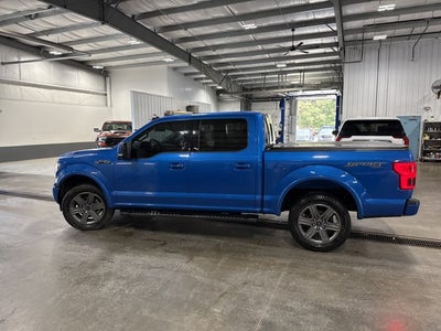 2020 Ford F-150 LARIAT 2.7L V6 EcoBoost Equipment Group 502A Luxury Velocity Blue Metallic