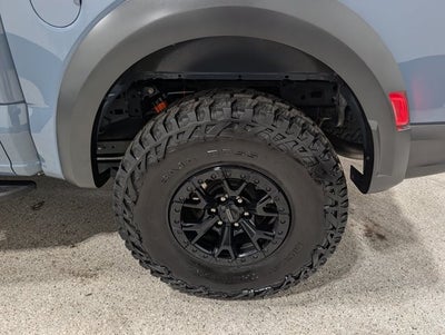 2023 Ford F-150 Raptor 3.5L V6 Raptor 37 Performance Pkg Blue Interior Azure Gray Metallic