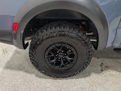 2023 Ford F-150 Raptor 3.5L V6 Raptor 37 Performance Pkg Blue Interior Azure Gray Metallic