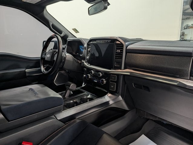 2023 Ford F-150 Raptor 3.5L V6 Raptor 37 Performance Pkg Blue Interior Azure Gray Metallic