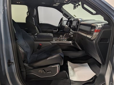 2023 Ford F-150 Raptor 3.5L V6 Raptor 37 Performance Pkg Blue Interior Azure Gray Metallic