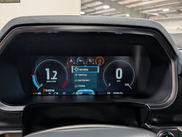 2023 Ford F-150 Raptor 3.5L V6 Raptor 37 Performance Pkg Blue Interior Azure Gray Metallic