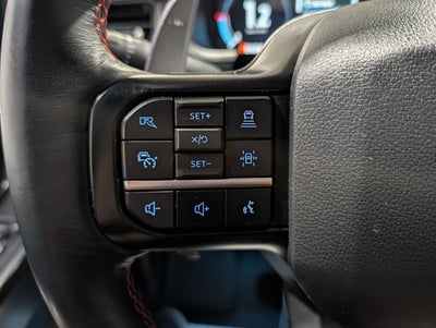2023 Ford F-150 Raptor 3.5L V6 Raptor 37 Performance Pkg Blue Interior Azure Gray Metallic