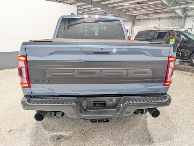 2023 Ford F-150 Raptor 3.5L V6 Raptor 37 Performance Pkg Blue Interior Azure Gray Metallic