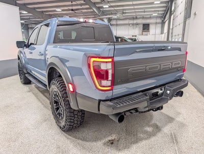 2023 Ford F-150 Raptor 3.5L V6 Raptor 37 Performance Pkg Blue Interior Azure Gray Metallic