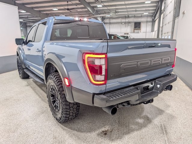 2023 Ford F-150 Raptor 3.5L V6 Raptor 37 Performance Pkg Blue Interior Azure Gray Metallic