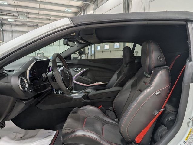 2021 Chevrolet Camaro ZL1 Convertible Manual Supercharged Carbon Hood Red Belts