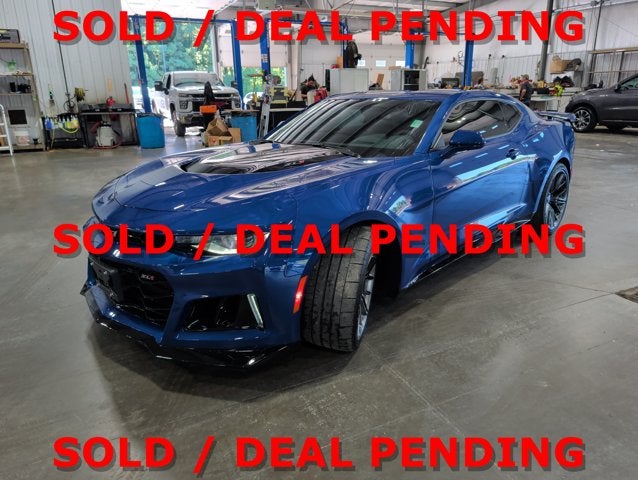 2022 Chevrolet Camaro ZL1 6.2L Supercharged V8 10-Speed Auto Riverside Blue Metallic