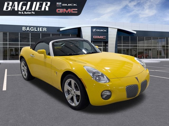 2008 Pontiac Solstice Premium Pkg Preferred Pkg 5-Speed Manual Rare Yellow Leather