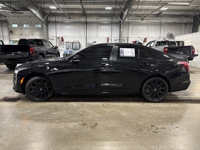 2026 Cadillac CT4 Sport 2.0L Turbo Onyx Package Navigation and Bose Premium Audio Black Raven