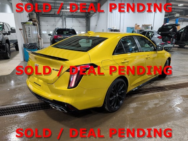 2024 Cadillac CT4-V 1SF Super Cruise 2 Pkg Onyx Pkg Sunroof AWD Heated/Cooled Leather