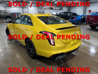 2024 Cadillac CT4-V 1SF Super Cruise 2 Pkg Onyx Pkg Sunroof AWD Heated/Cooled Leather