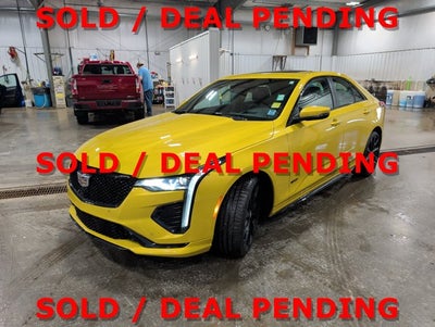 2024 Cadillac CT4-V 1SF Super Cruise 2 Pkg Onyx Pkg Sunroof AWD Heated/Cooled Leather