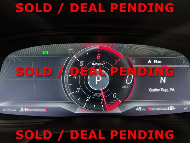 2024 Cadillac CT4-V 1SF Super Cruise 2 Pkg Onyx Pkg Sunroof AWD Heated/Cooled Leather