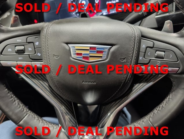 2024 Cadillac CT4-V 1SF Super Cruise 2 Pkg Onyx Pkg Sunroof AWD Heated/Cooled Leather