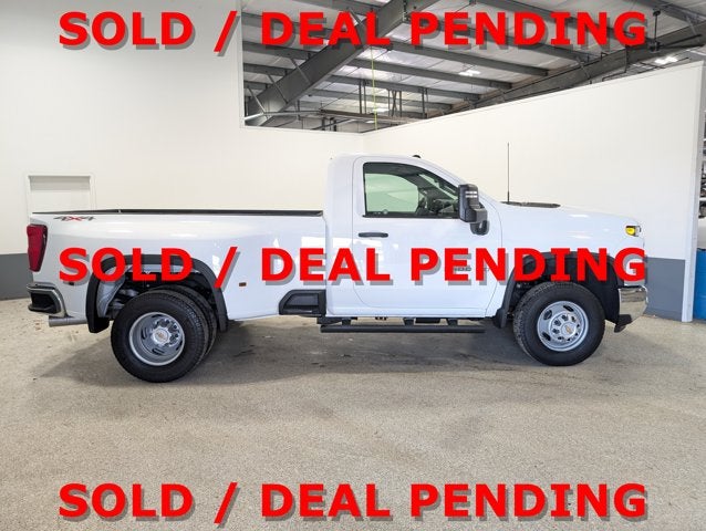 2024 Chevrolet Silverado 3500HD Work Truck Duramax Dually Reg Cab Gooseneck Prep Snow Plow Prep