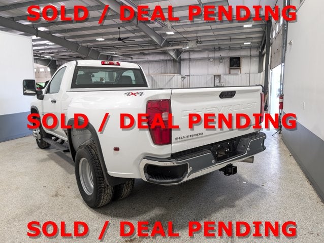 2024 Chevrolet Silverado 3500HD Work Truck Duramax Dually Reg Cab Gooseneck Prep Snow Plow Prep