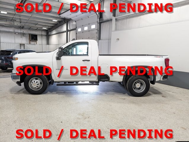 2024 Chevrolet Silverado 3500HD Work Truck Duramax Dually Reg Cab Gooseneck Prep Snow Plow Prep