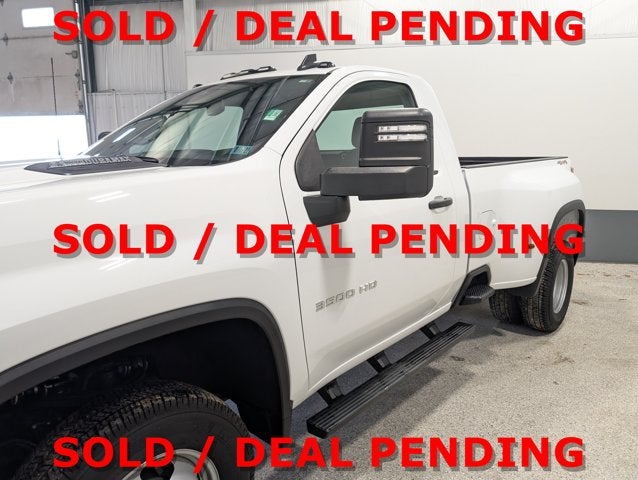 2024 Chevrolet Silverado 3500HD Work Truck Duramax Dually Reg Cab Gooseneck Prep Snow Plow Prep