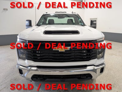 2024 Chevrolet Silverado 3500HD Work Truck Duramax Dually Reg Cab Gooseneck Prep Snow Plow Prep